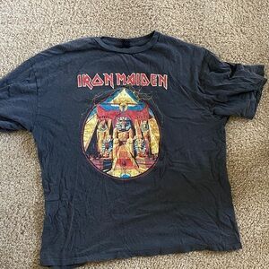 Urban Outfitters Black Iron Maiden Graphic Tee